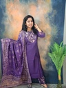L0027 Anaya Violet 3PC Set 