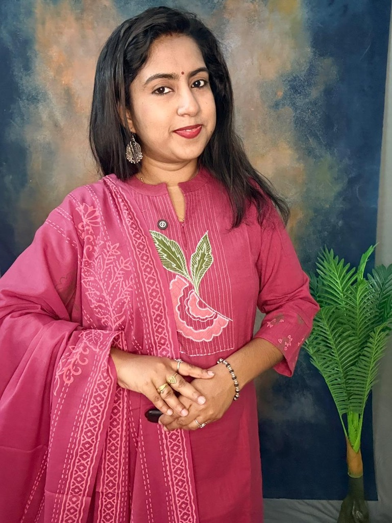 L0028 Anaya Pink 3PC Set