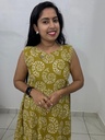 H314 Kantha Cotton Frock Kurti  