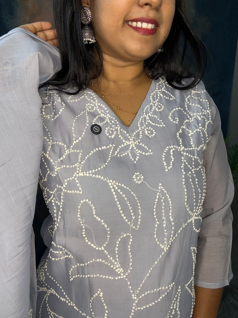 LP0015 Mul Chanderi 3PC Set