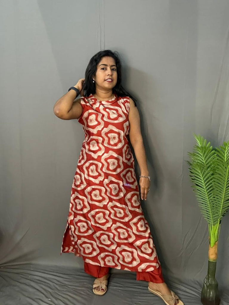 L0056 Rust Orange Coord Set