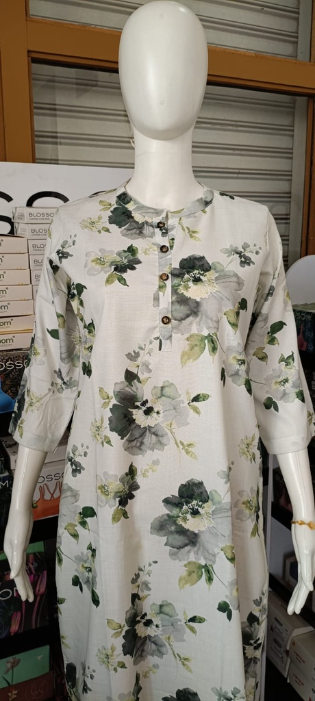 KU-87 N'Style White Kurti