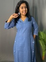 L0058 Anvita Blue 2PC Set