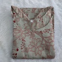 TPC6S1 Ash print aline  feeding kurti