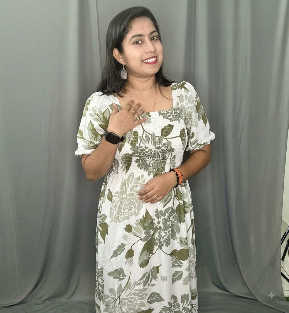 L0226 Zara Cotton Smocked Frock
