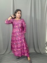 L0198 Pink Vatican Silk Aline 2PC Set