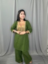 L0222 Premium Cotton Short Top Coordset 