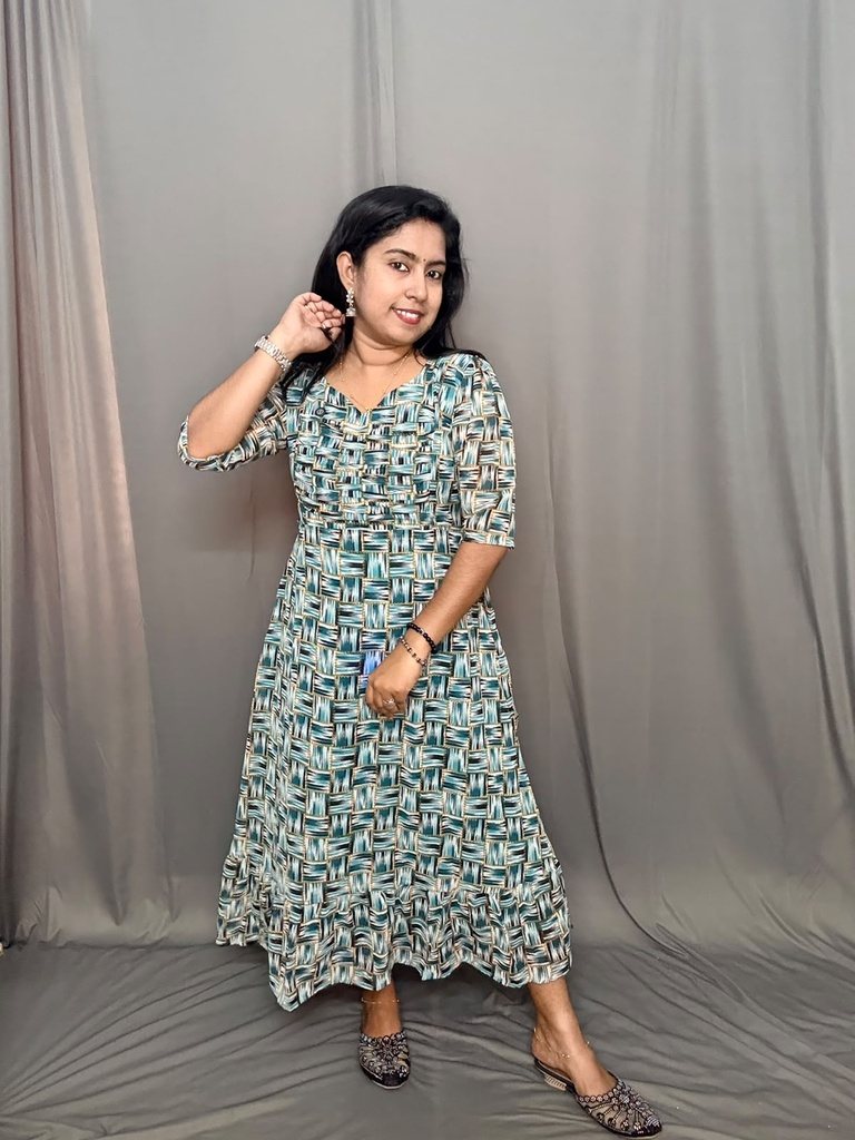 AI004 Georgette Aline Frock