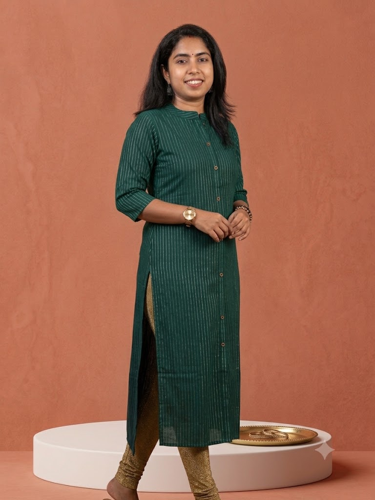 MFBL014 Rayon Chinese Collar Slit Kurti