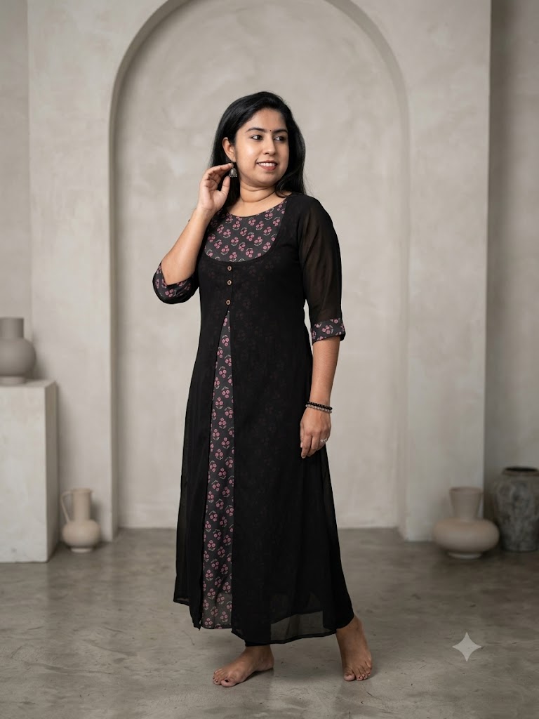 MFBL016 Overcoat Kurti Style 1