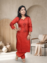 MFA007 Mulchanderi Brick Embroidery 2PC Set