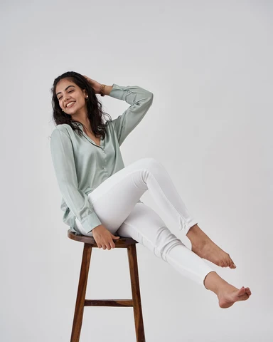 Twin Birds Coloured Jeggings