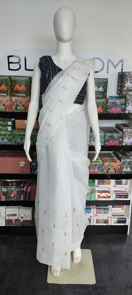S0007 Net Cotta Saree