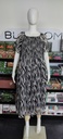 MFC7P1 Black + White printed frock
