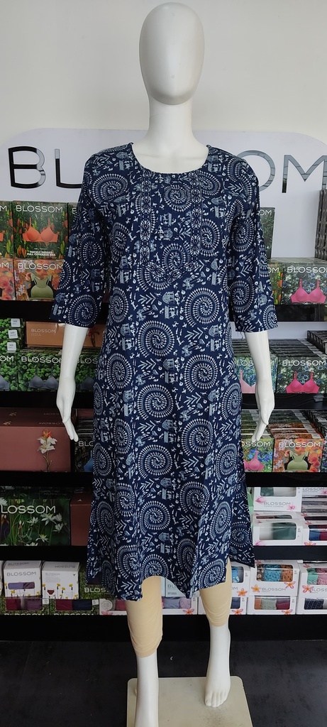 7.VHC8L5 COTTON SLIT KURTI STYLE 1