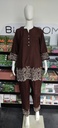 3. 7SS7S5 Coffee Color Poly Cotton Embroidery Coord Set