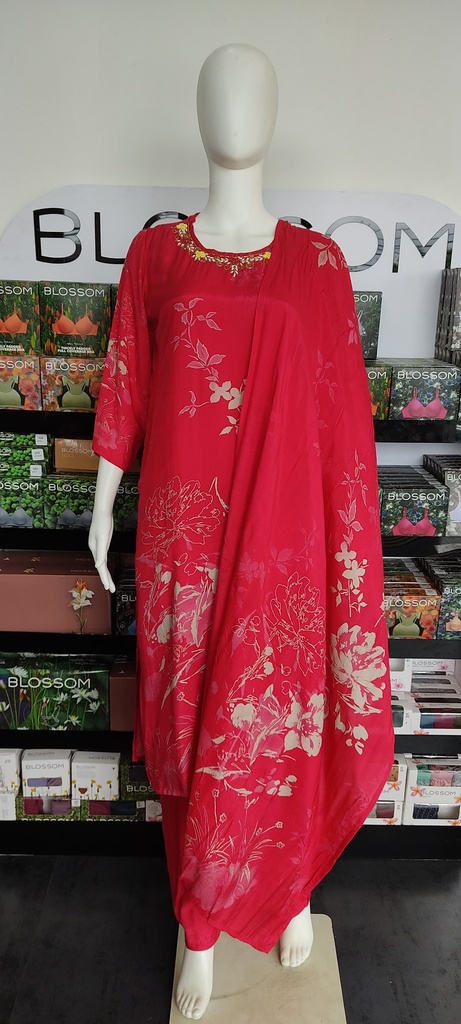 VHC1O0 Rani Pink Semi Modal 3PCS Set