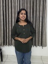 MT 504-Green Meddis Imported Fabric Short Top
