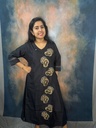 Vismay Black&Golden Kurti