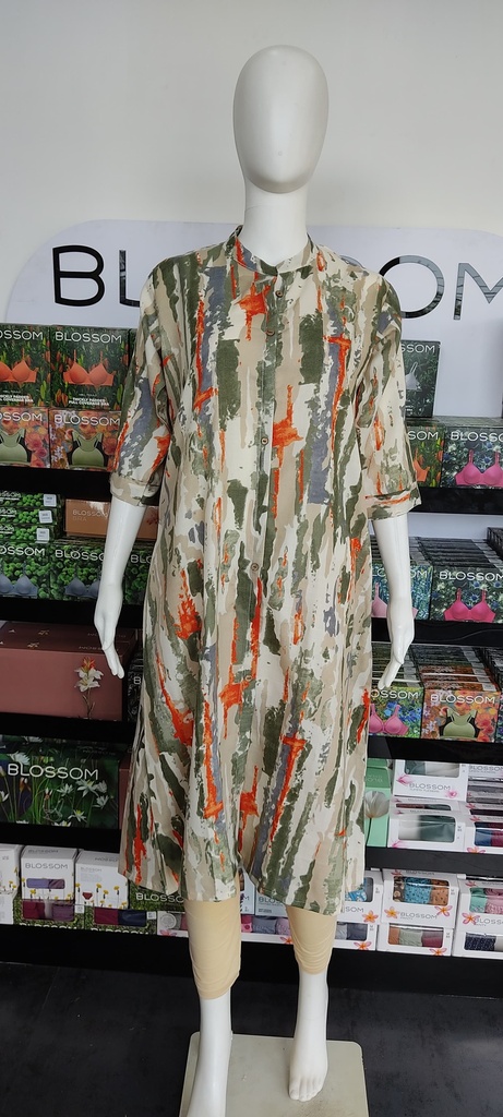 8. VHC8R0 COTTON ALINE KURTI