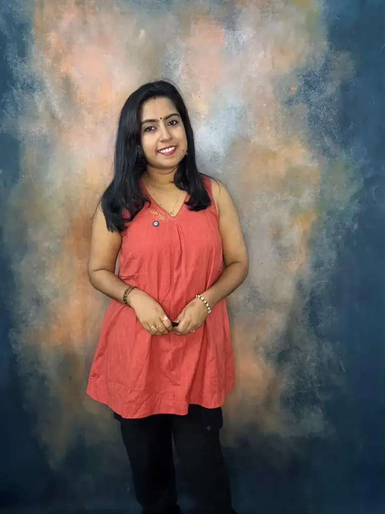 Anvita Rust Orange Sleeveless Short Top