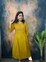 L0011 Anvita Mustard Yellow Kurti