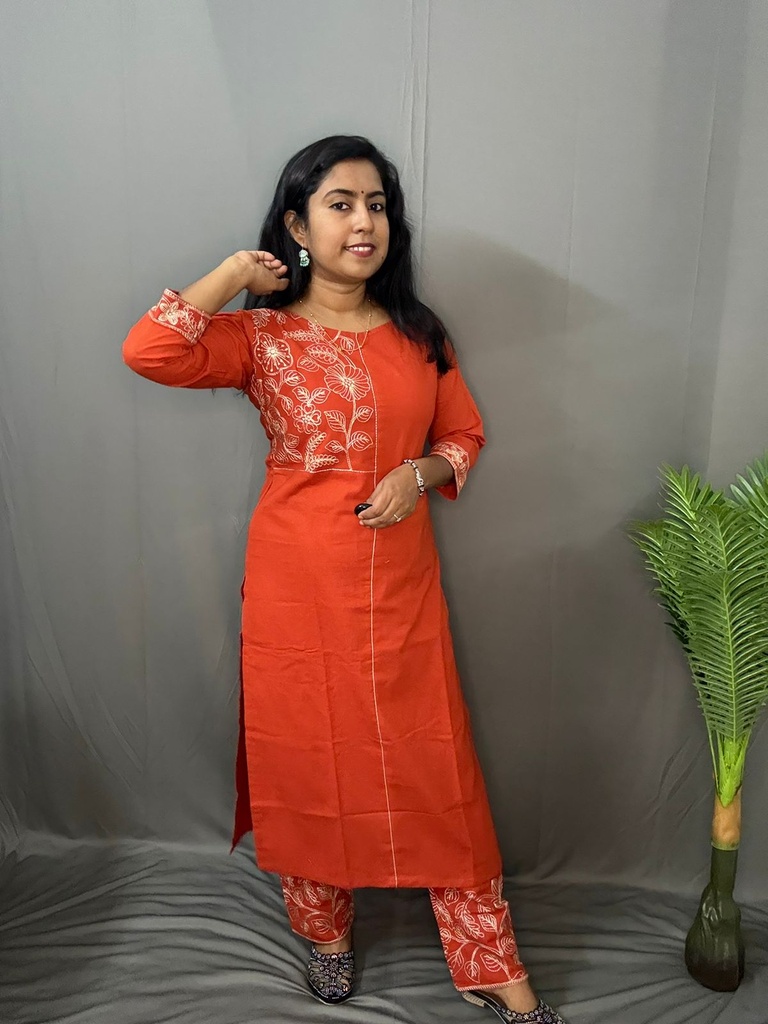 L0033 Orange 2PC Set 