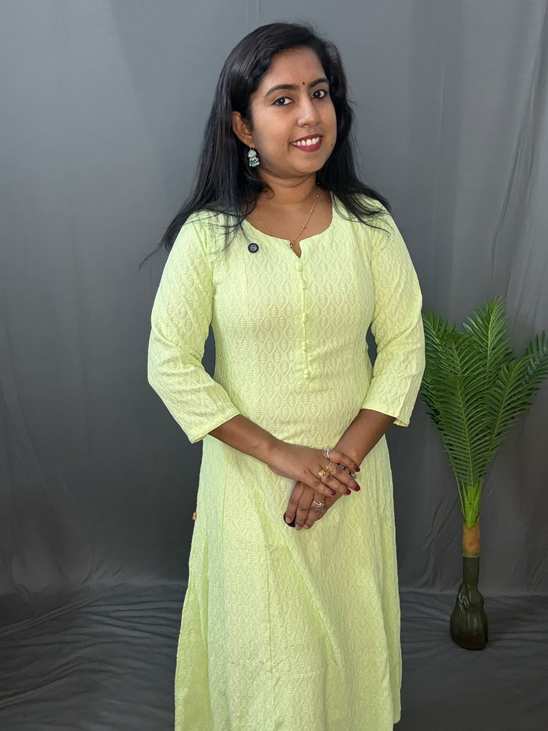 L0039 Pista Green Kurti 