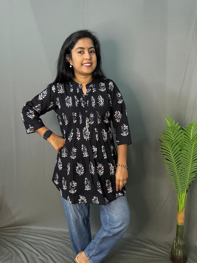 L0053 Black Short Top