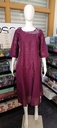 CL0003 Purple Slub Silk Kurti