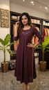 CL0001 Coffe Brown Kurti