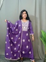 LP0029 Purple Chikankari 3PC Set