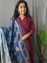 L0069 Celebration Maroon 3PC Set