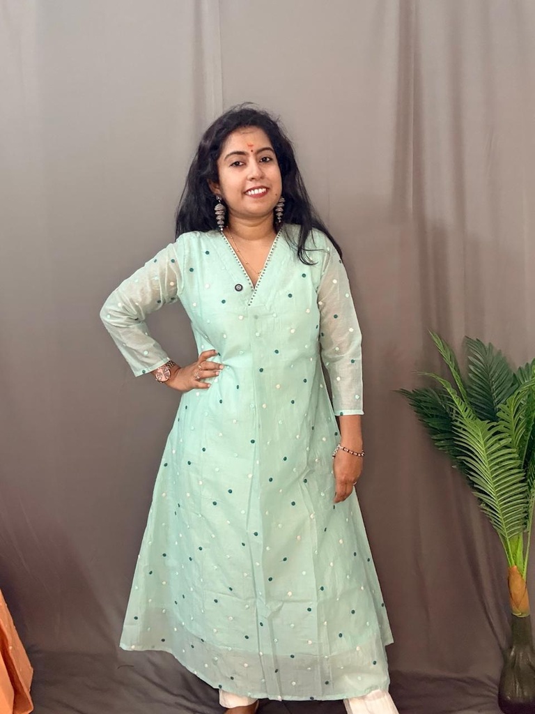 LP0036 Premium Mul Chanderi Aline