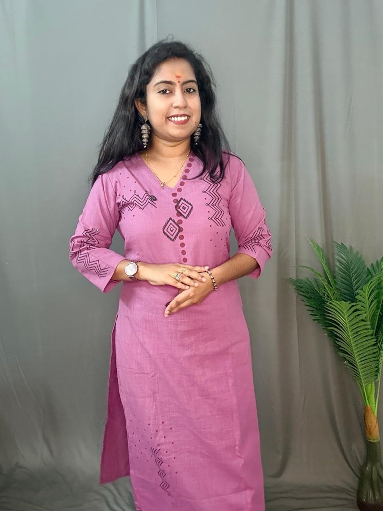 L0101 Anvita Pink 2PC Set