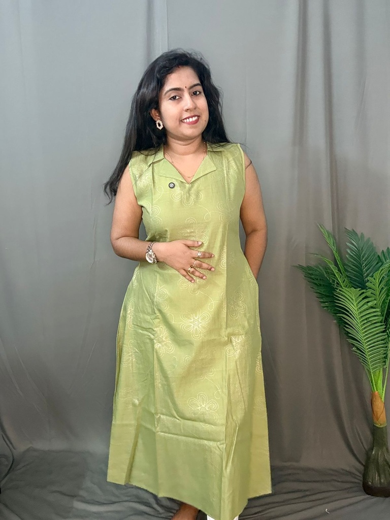 L0096 Vatican Silk Kurti