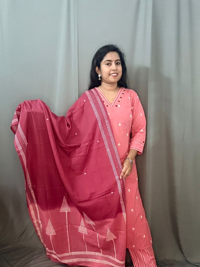 L0104 Anaya Pink 3PC Set