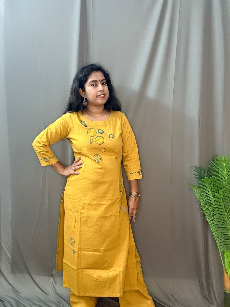 L0114 Anvita Yellow 2PC Set