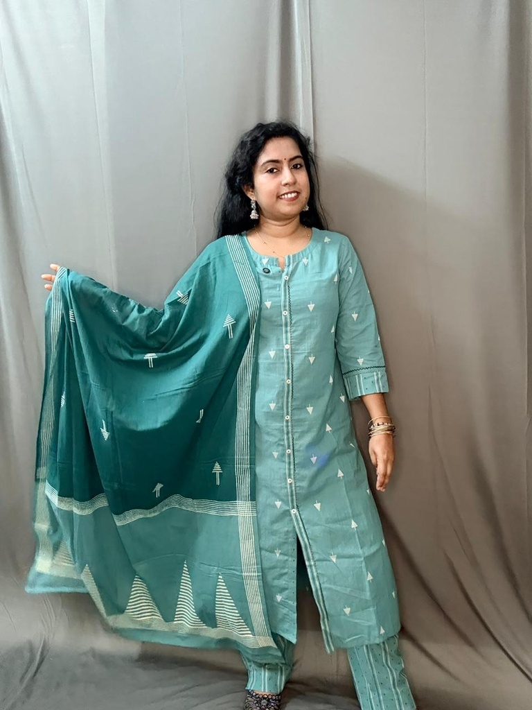 L0127 Anaya Blue 3PC Set