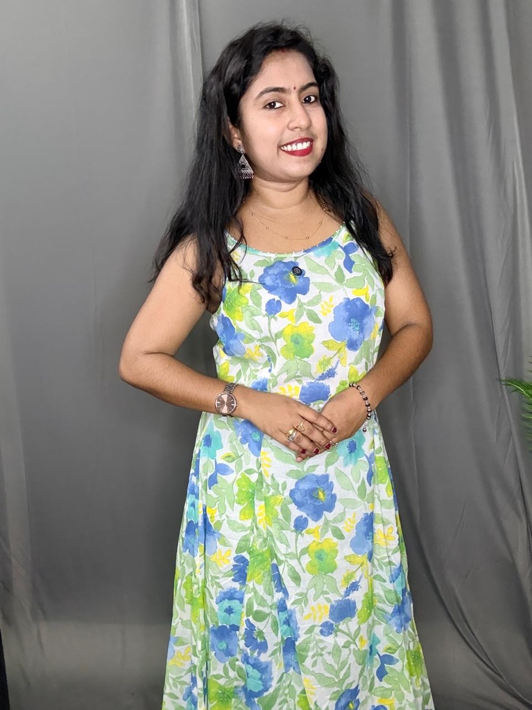 L0095 Anvita Floral Print 2PC Set