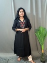 L0115 Anvita Black Kurti