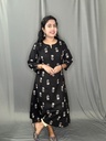 L0159 Anvita Black & White  Aline Slit