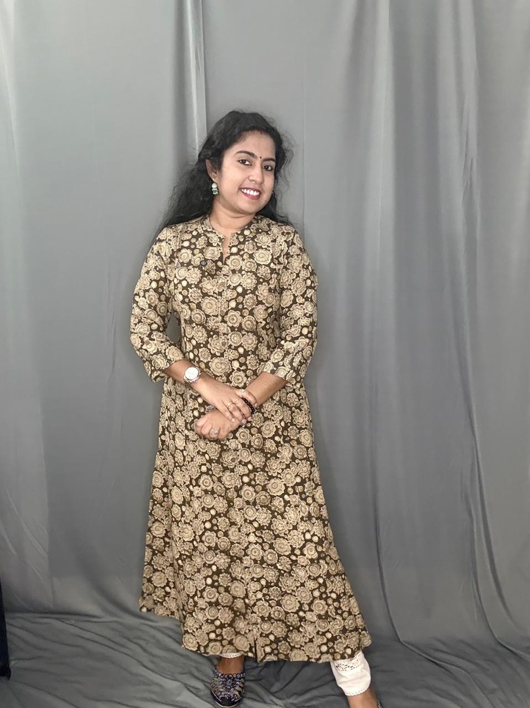 L0165 Anvita Mehendi Green Kurti