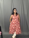 L0178 Anvita Peach Collar Neck Aline Kurti