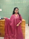 L0150 Anvita Onion Pink  Aline  3PC Set