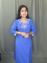  L0169 Anvita Blue Kurti