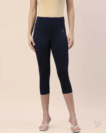 Twin Birds Capri Leggings
