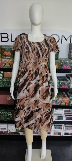 MFC7P1 Coffee Colour Printed Smokey