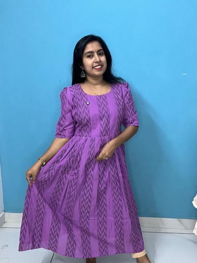 MFC6S1 Lavender Aline Feeding Kurti