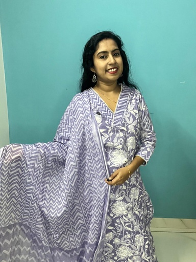 VHC4Q5 Violet Cotton 3PC Set